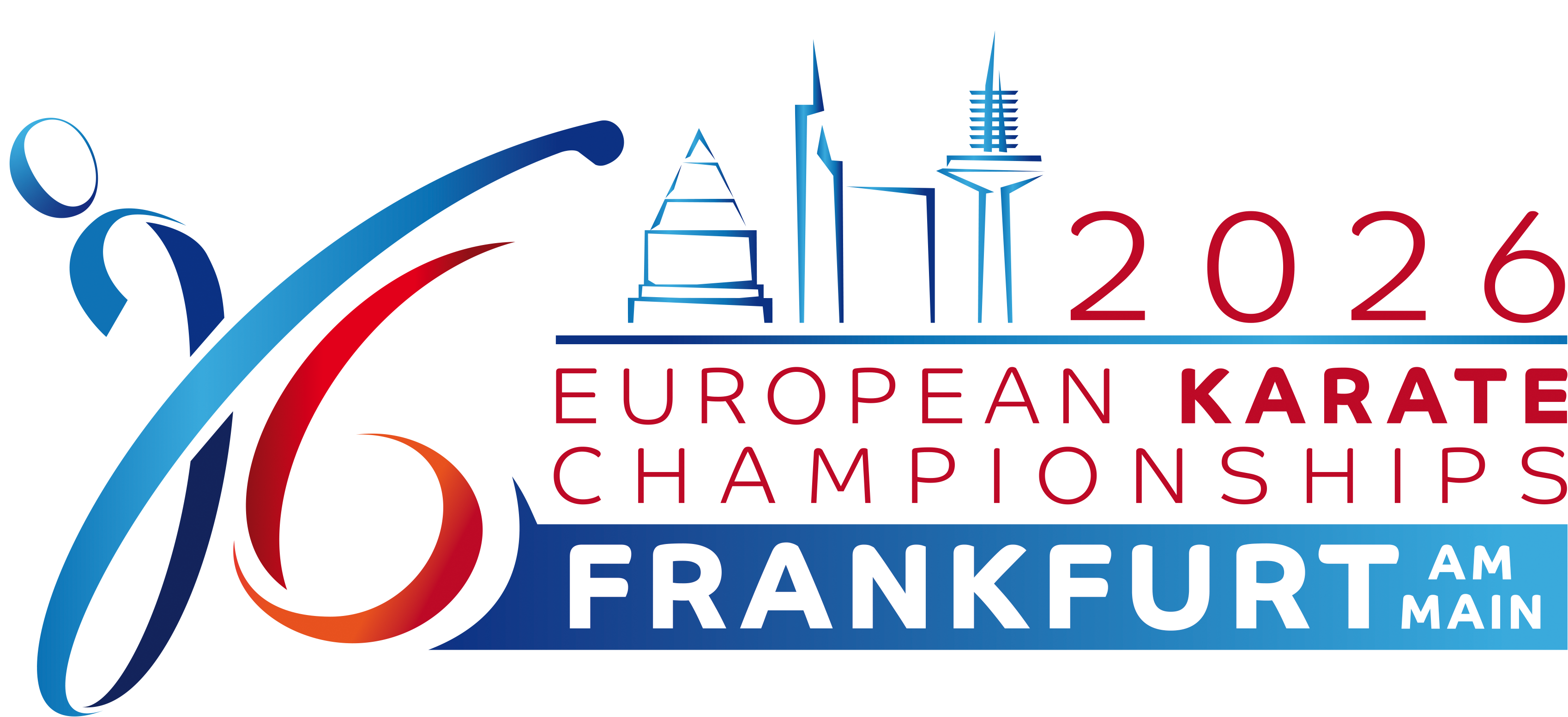 Offizielles Logo der Karate-Europameisterschaft 2026